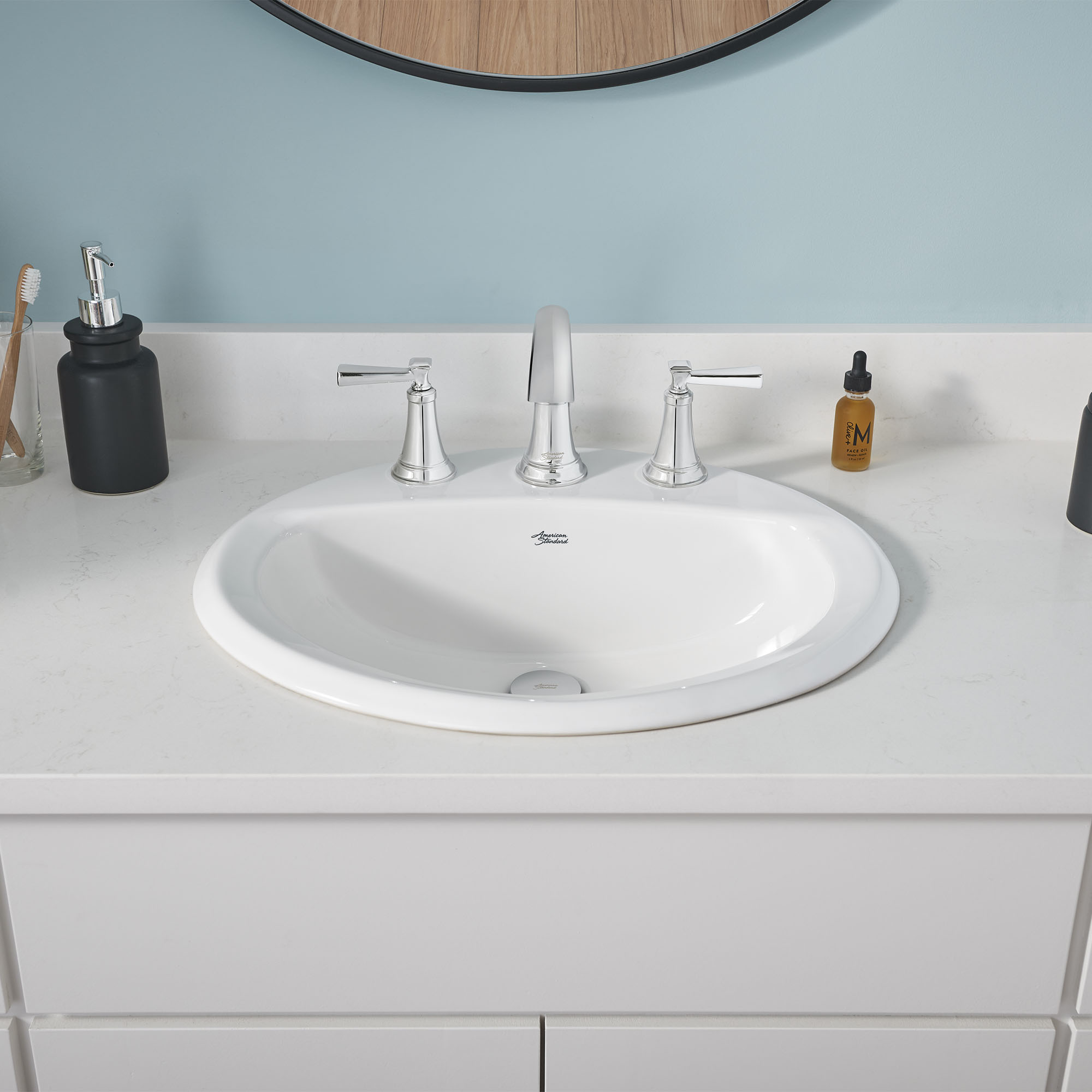 Glenmere™ 8-Inch Widespread 2-Handle Bathroom Faucet 1.2 gpm/4.5 L/min With Lever Handles